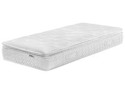 Кишеньковий матрац із піни пам'яті зі знімним чохлом 90 x 200 см середньої жорсткості LUXUS