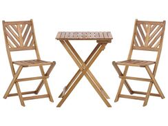 Набір меблів b Комплект меблів для балкону зі світлого дерева TERNI