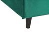 Housse de cadre de lit simple en velours vert foncé 90 x 200 cm pour les lits FITOU_875831