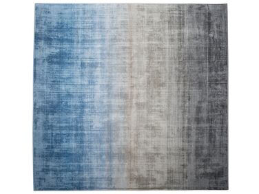 Tapis gris-bleu 200 x 200 cm ERCIS