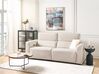 Sofa z elektryczną funkcją relaksu z ładowarką jasnobeżowa ULVEN_905158