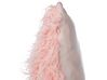 Faux Fur Cushion 45 x 45 cm Pink DAISY _714407