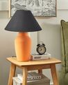 Lámpara de mesa de cerámica naranja RODEIRO_878607