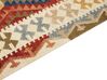 Kelim Teppich Wolle mehrfarbig 80 x 150 cm geometrisches Muster Kurzflor OSHAKAN_859515