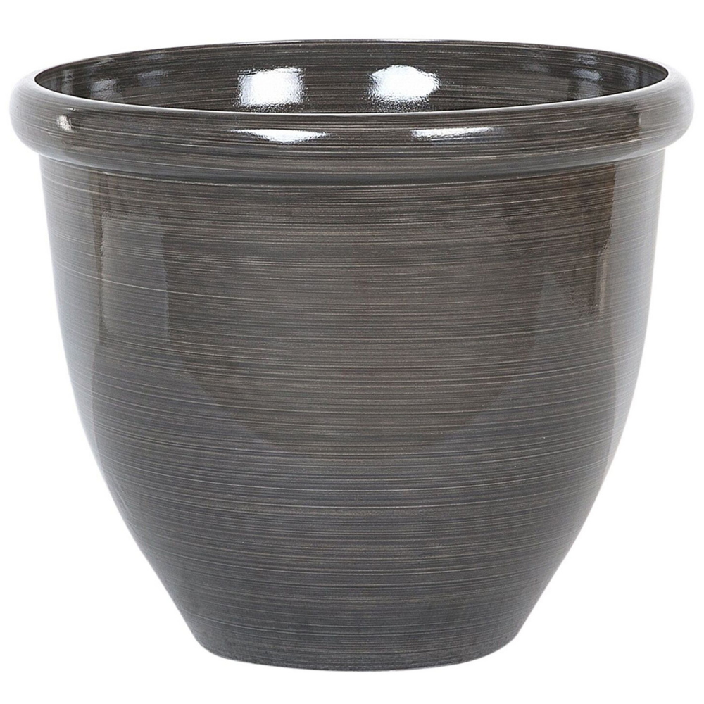 Doniczka ⌀ 49 cm brązowa TESALIA
