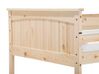 Łóżko piętrowe drewniane 90 x 200 cm jasne ALBON_698752