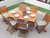Conjunto de dos sillas de jardín madera de acacia marrón CENTO_691109
