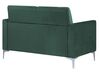 2 Seater Velvet Sofa Green FENES_730346