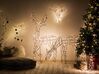 Outdoor Weihnachtsbeleuchtung LED Rentierkopf schwarz 47 cm NELLIM_813229