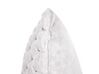 Pyntepude hvid pels 43 x 43 cm sæt af 2 PURSLANE_856325