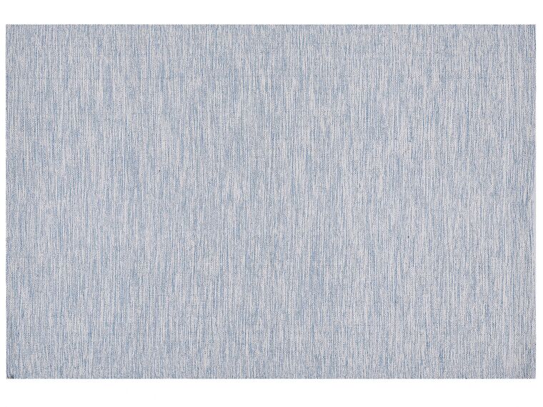 Teppich Baumwolle hellblau 160 x 230 cm Kurzflor DERINCE_480764