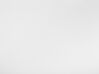 Cama con somier de piel sintética blanco/plateado 140 x 200 cm METZ_720135