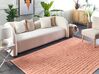 Bavlněný koberec 140 x 200 cm oranžový MUGLA_839673