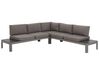 Lounge Set Aluminium 5-Sitzer Auflagen grau FERENTINO_777828