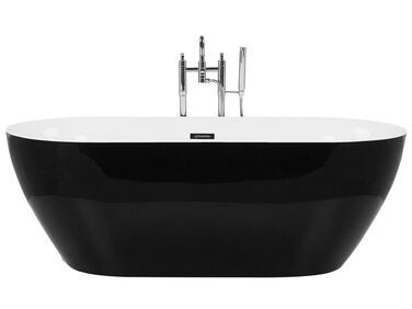 Freestanding Bath 1700 x 800 mm Black CARRERA