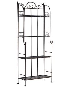 Puutarhahylly musta metalli ISERNIA Puutarhahylly musta metalli ISERNIA
