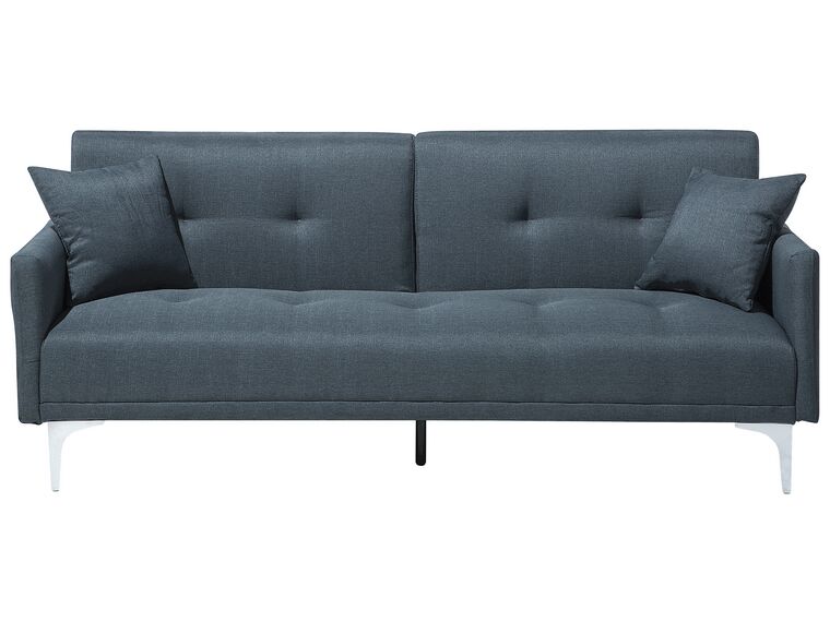 Fabric Sofa Bed Dark Blue LUCAN_707210