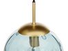 Hanglamp 3 lampen glas meerkleurig KANGAROO_872953