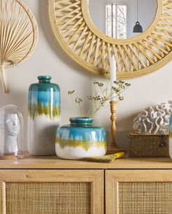 Kukkamaljakko kivitavara monivärinen 31 cm COLOSSE Kukkamaljakko kivitavara monivärinen 31 cm COLOSSE