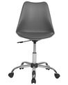 Armless Desk Chair Grey DAKOTA II_731706