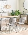 Set of 2 Dining Chairs Light Grey SHONTO_861842