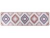 Teppich Baumwolle mehrfarbig 80 x 300 cm geometrisches Muster BESLER_853702
