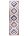 Cotton Runner Rug 80 x 300 cm Multicolour BESLER_853702
