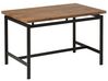 Jedálenská súprava stola a 4 stoličiek tmavé drevo/čierna ARLINGTON_690168