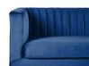 3-Sitzer Sofa Samtstoff marineblau ARVIKA_806174