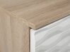 Mesa de centro madera clara/blanco 120 x 60 cm SWANSEA_722636