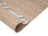 Teppich sandbeige 80 x 150 cm Kurzflor MALHIA_846681