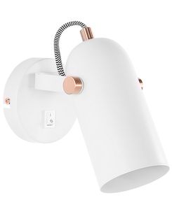 Seinävalaisin metalli valkoinen TYRIA