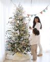 Künstlicher Weihnachtsbaum schneebedeckt 210 cm weiß BRISCO_895674