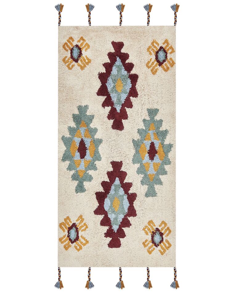 Bavlněný koberec 80 x 150 cm barevný DUZCE_839434