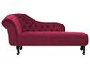 Chaise longue sinistra in velluto bordeaux NIMES_805979