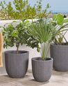 Vaso para plantas cinzento 44 x 44 x 48 cm CHIOS_808090