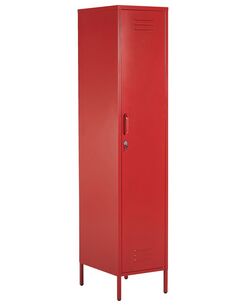 Toimistokaappi teräs 5 hyllyä punainen FROME Toimistokaappi teräs 5 hyllyä punainen FROME