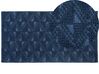 Vloerkleed wol marineblauw 80 x 150 cm SAVRAN_750377