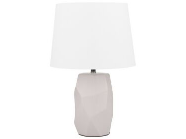 Ceramic Table Lamp Pink ELIA
