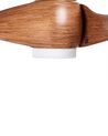 Plafondventilator met lamp donkerhout PARIA_862429