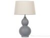 Ceramic Table Lamp Grey YENISEI_877388