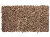 Leather Area Rug 80 x 150 cm Beige MUT_848618