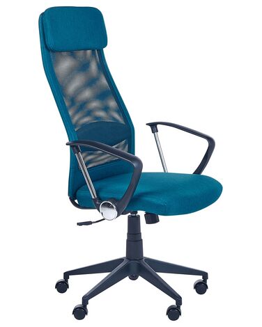 Krzesło biurowe regulowane niebieskie PIONEER