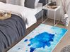 Teppich blau Flecken-Muster 80 x 150 cm ODALAR_755373