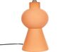 Keramická stolná lampa oranžová FABILOS_878695