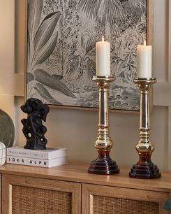 Kynttilänjalka lasi kulta 40 cm 2 kpl IMARTI Kynttilänjalka lasi kulta 40 cm 2 kpl IMARTI