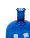 Vaso de vidro azul 45 cm KORMA_830404