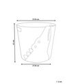 Panier en jacinthe d'eau ton naturel ⌀ 45 cm LOXTON_893159