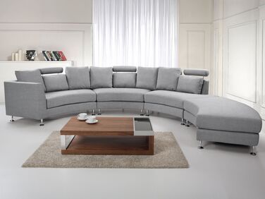  Divan sofa 7-seter lys grå ROTUNDE