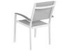 Conjunto de 2 cadeiras de jardim em alumínio cinzento PERETA_738715